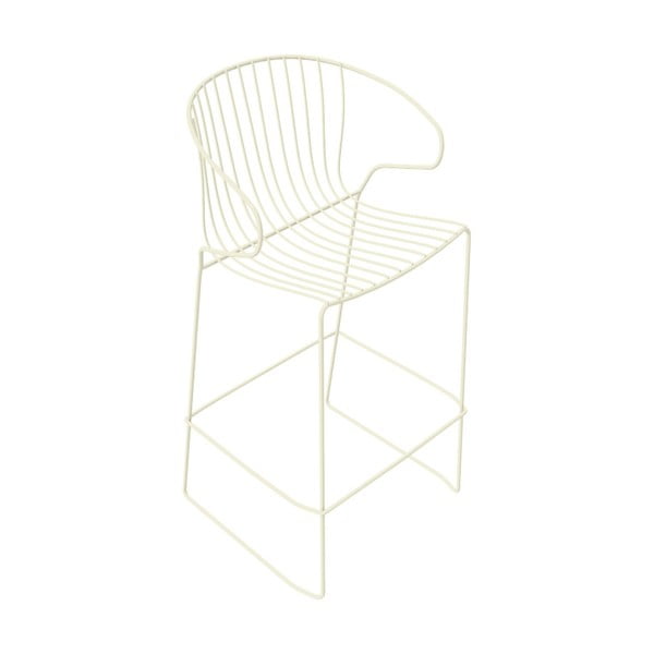 Bílá barová židle Isimar Bolonia