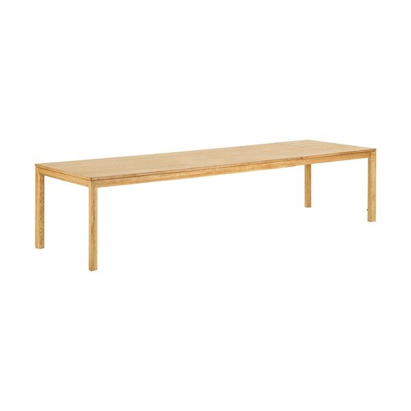 Pikendatav söögilaud tammepuust dekooriga lisapealse pealispinnaga Bowen - House Nordic-image-2