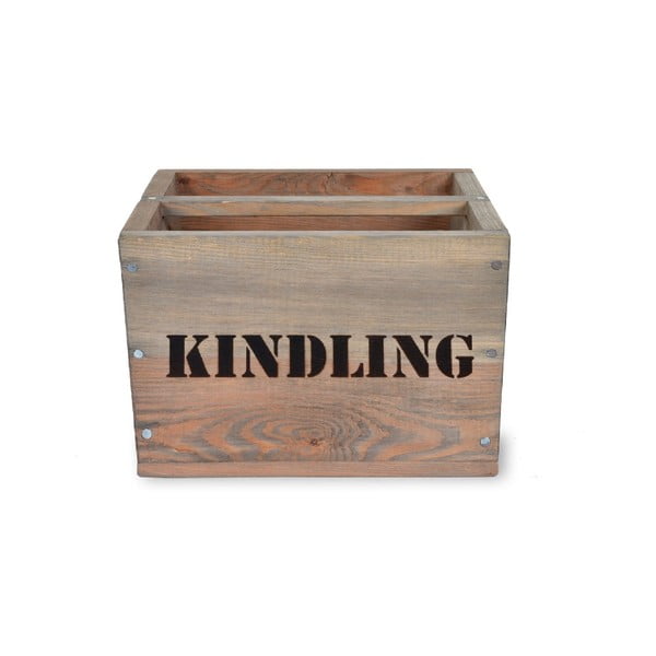 Krabice na třísky ze smrkového dřeva Garden Trading Kindling, 28 x 28 cm