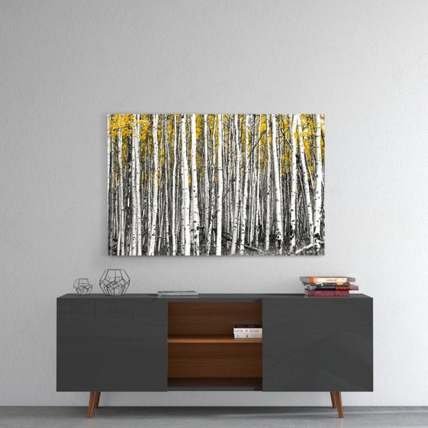 Klaasimaal, 110 x 70 cm Yellow Forest - Insigne-image-1