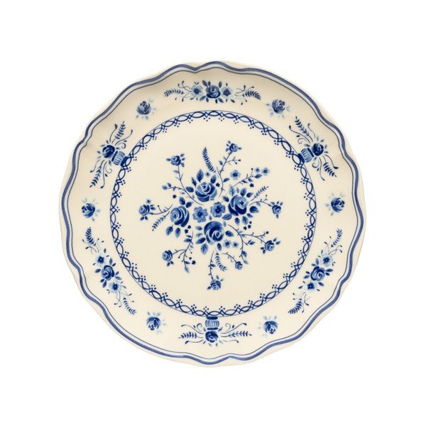 Sinine/beež keraamiline magustoidutaldrik ø 21 cm Vila - Costa Nova