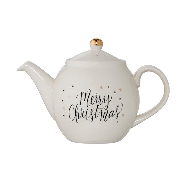 Valge keraamiline teekann, 1,2 l Noel - Bloomingville