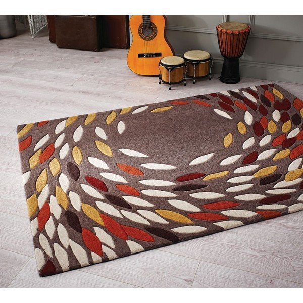 Koberec Flair Rugs Swirl Ochre/Red, 160 x 230 cm-image-1