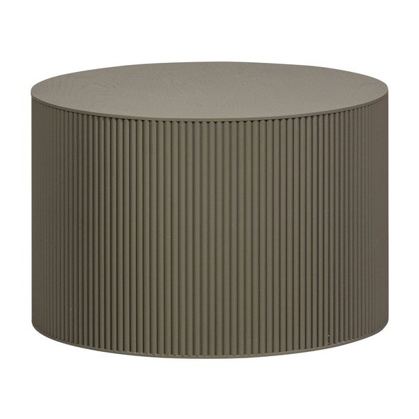 Khakivärvi ümmargune diivanilaud ø 60 cm Sanne - WOOOD