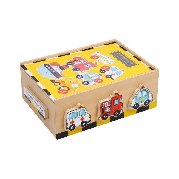 Puidust puzzle sõidukid - Legler-image-1