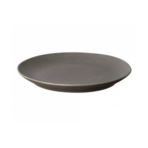 Tumepruun keraamiline taldrik ø 26 cm Kumi - Blomus