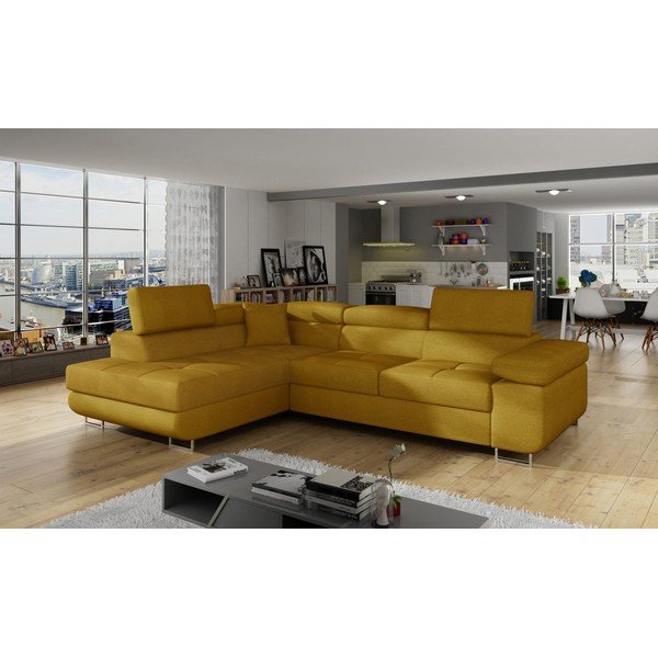 Kollane nurgadiivan, muudetav / koos panipaigaga, vasak nurk Anton – ELTAP-image-3