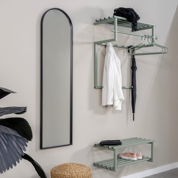 Roheline-hall metallist riiuliga seinanagi Rizzoli - Spinder Design-image-1