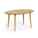 Tammedekooriga kokkupandav söögilaud 90x140 cm Oqui - Kave Home