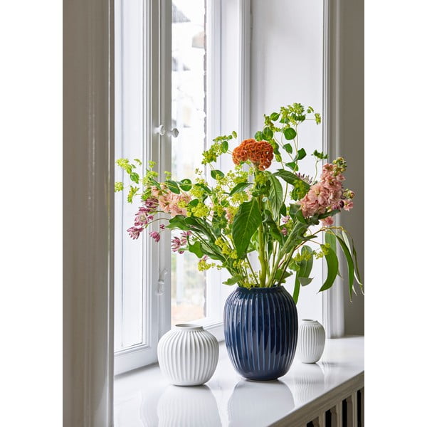 Valge kivitoorne vaas Hammershoi, ⌀ 13,5 cm Hammershøi - Kähler Design-image-1