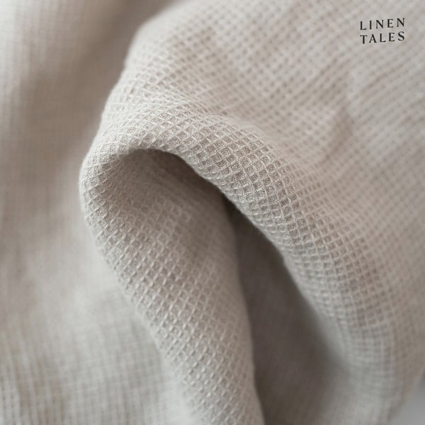 Vahvelkangast linane rätik 100x140 cm Natural Fine Waffle - Linen Tales-image-2