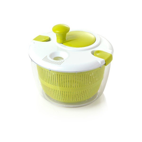 Zelená odtředivka na salát Brandani Spinner, 24,5 cm