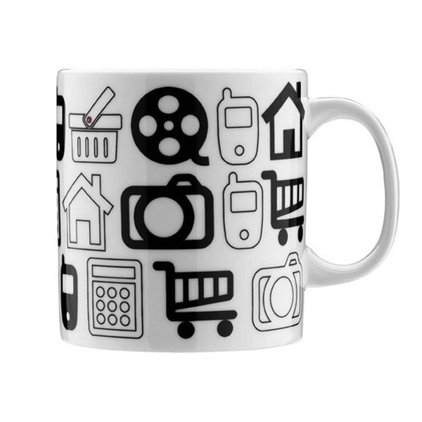 Porcelánový hrnek Ikony, 275 ml