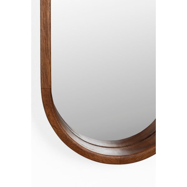 Puidust raamiga seinapeegel 24x120 cm Nyko - White Label-image-4