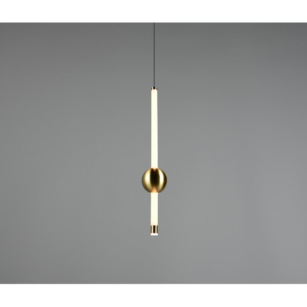 Messingivärvi LED-rippvalgusti, hämardatav Melita - Trio-image-1