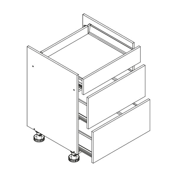 Alumine köögikapp (laius 60 cm) Kai - STOLKAR-image-2