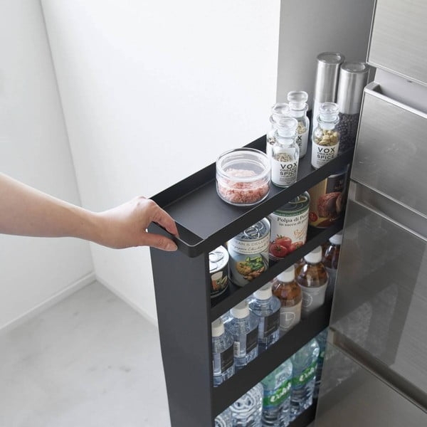 Matt must terasest vannitoariiul 48x80,5 cm Tower - YAMAZAKI-image-1