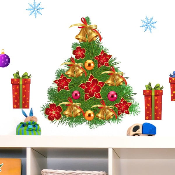 Samolepky Christmas Tree and Flakes-image-2