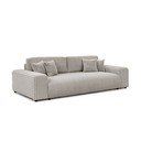 Helehall velvetist panipaigaga diivanvoodi 260 cm Justin - Ropez