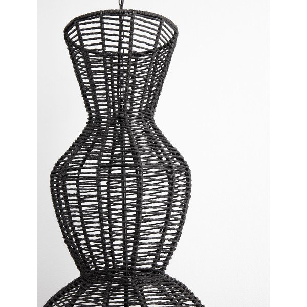 Matt must nöörist ripplamp ø 38 cm Breena - Nova Luce-image-4