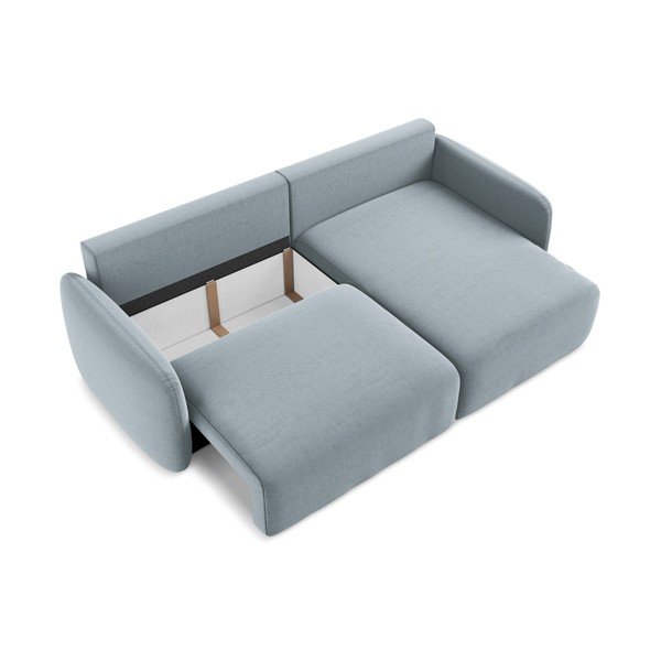 Sinine sametdiivanvoodi/panipaigaga nurgadiivan (parem nurk/diivanvoodiga) Kalena - Makamii-image-4