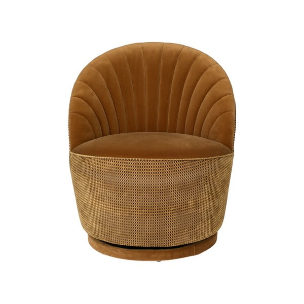 Pruun sametist tugitool Madison - Dutchbone-image-4