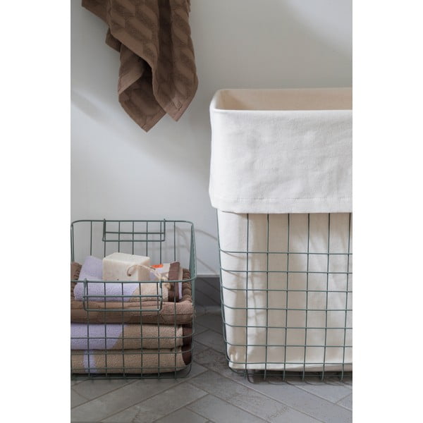 Roheline metallvõrguga pesukorv 64 l Store-It - Mette Ditmer Denmark-image-1