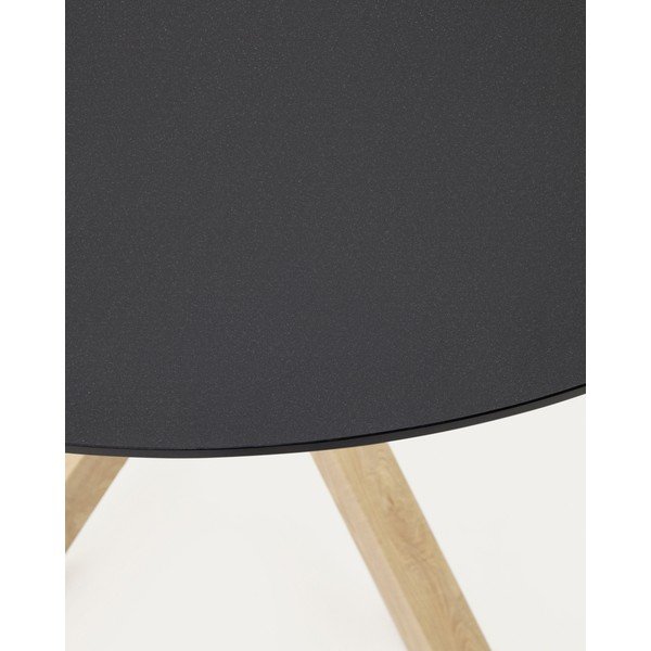 Ümmargune söögilaud klaasist pealispinnaga ø 150 cm Argo - Kave Home-image-3