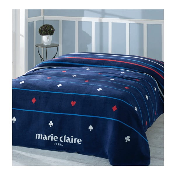 Modrá deka Marie Claire, 150 x 200 cm