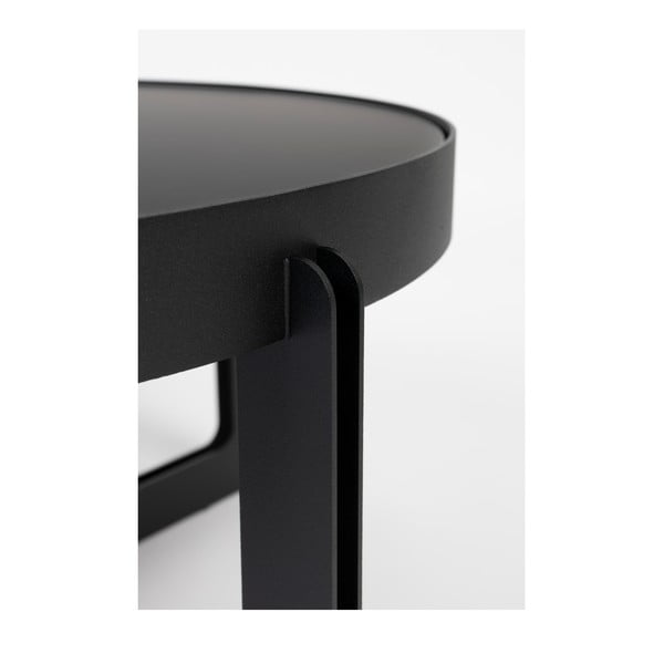 Must ümmargune diivanilaud Centre - Zuiver-image-1