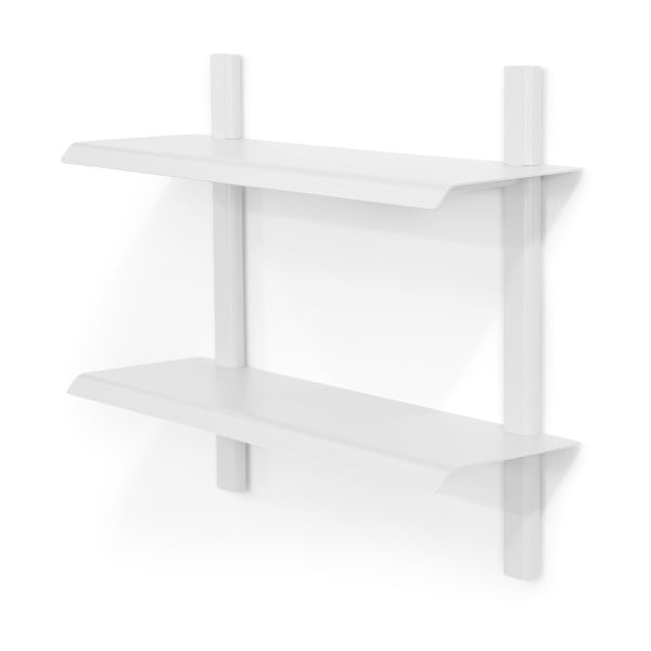 Valge metallist riiul 60 cm Hola - Spinder Design-image-2