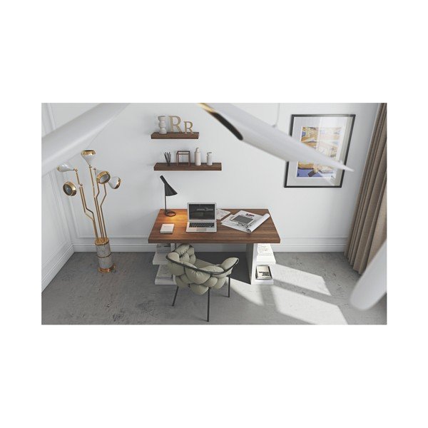 Pruun töölaud , pikkus 160 cm Multi - TemaHome-image-3