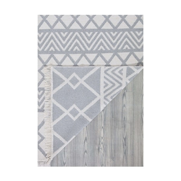 Valge ja hall puuvillane vaip , 160 x 230 cm Duo - Oyo home-image-4