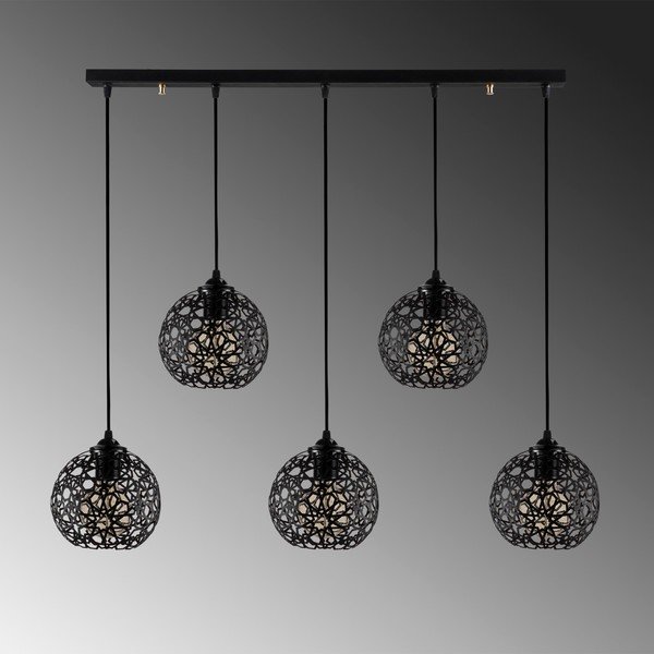 Must rippvalgusti ø 17 cm Fellini - Opviq lights-image-1