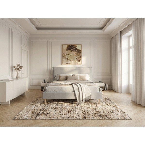 Helehall polsterdatud kaheinimesevoodi 160x200 cm Sary - Bobochic Paris-image-3