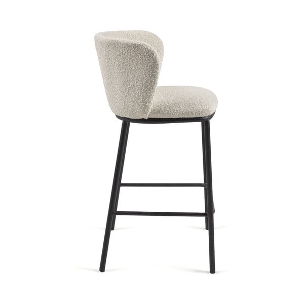 Valge baaritool (istme kõrgus 65 cm) Ciselia - Kave Home-image-3