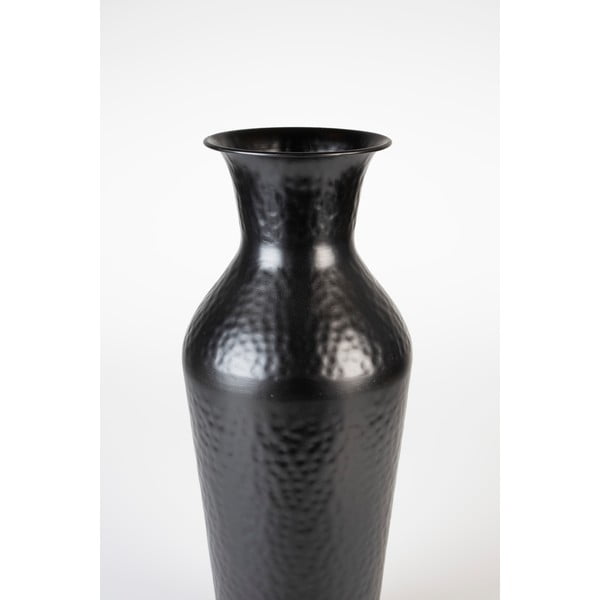 Must terasest kõrge vaas (kõrgus 49 cm) Dunja - White Label-image-4