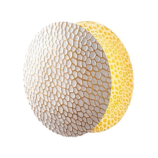 Valge-kuldne LED seinavalgusti ø 21 cm Yosma - Opviq lights-image-4