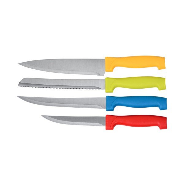 Set 4 nožů, 4 prkének a stojánku Premier Housewares-image-1