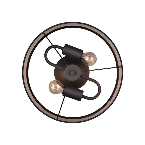 Must-pruun laevalgusti ø 30 cm Davos - Reality-image-2