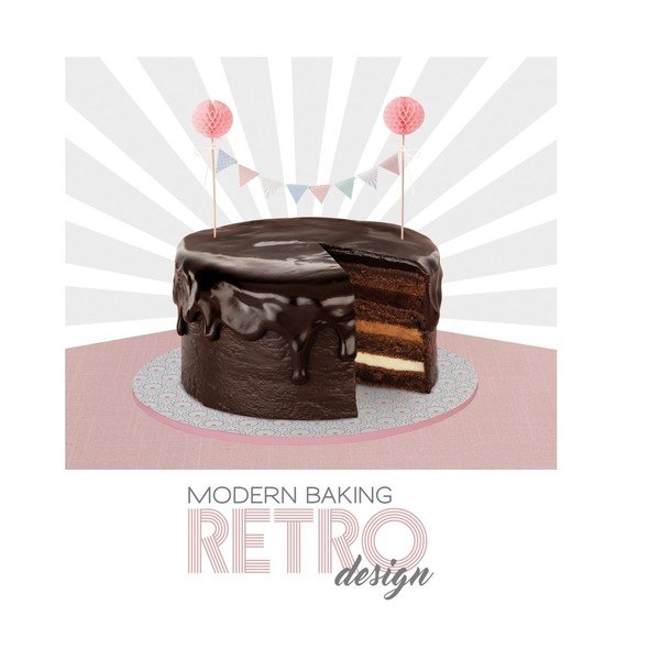 Komplekt 2 Celebrate tordidekoratsiooni Retro - Dr. Oetker-image-1