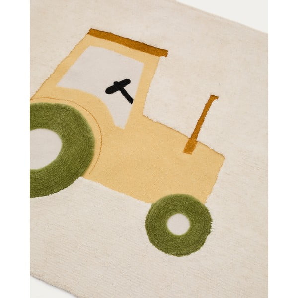 Elevandiluu värvi puuvillane laste vaip 90x150 cm Pecky - Kave Home-image-3