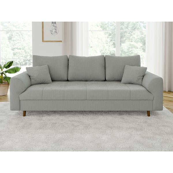 Helehall velvetist diivan 210 cm Ariella – Ropez-image-1