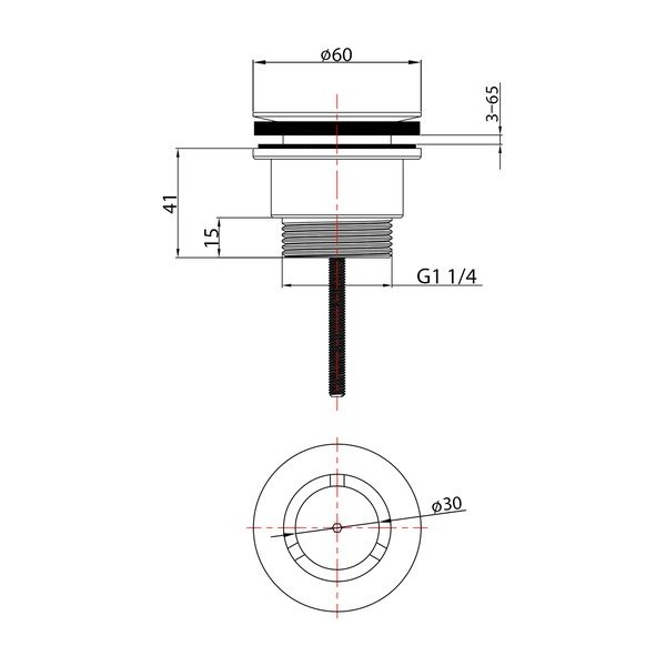 Valamu äravoolukork - Sapho-image-1