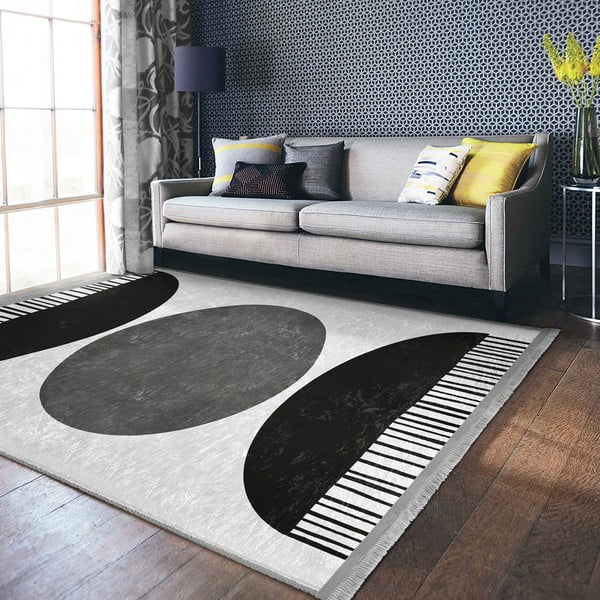 Valge-must vaip 160x230 cm - Mila Home-image-4