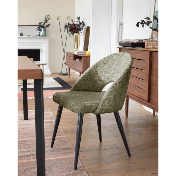 Rohelised söögitoolid 4tk komplektis Mael - Kave Home-image-1