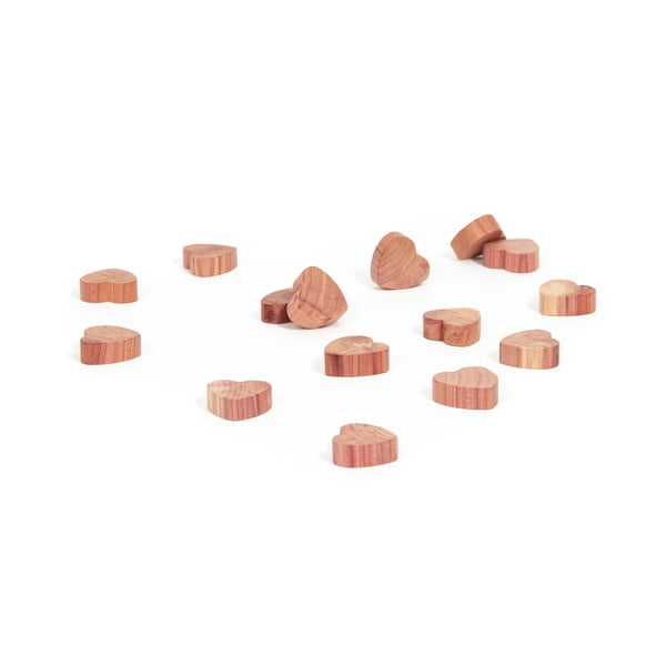 15 seederpuust südame komplekt garderoobi jaoks Cedar - Compactor-image-4