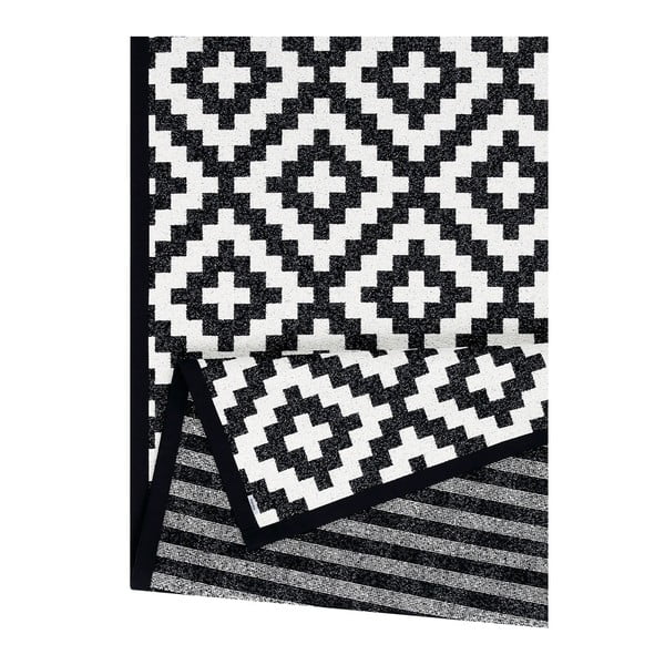 Must-valge mustriga kahepoolne vaip , 160 x 230 cm Viki - Narma-image-4