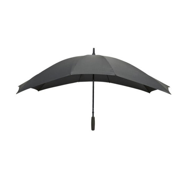 Tmavě šedý deštník pro dva Ambiance Large Umbrella Grey
