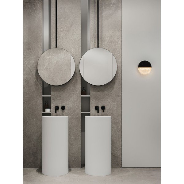 Must metallist hämardatav LED-seinavalgusti Dorin - Nova Luce-image-3